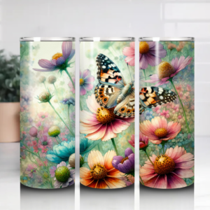 Butterfly & Flowers