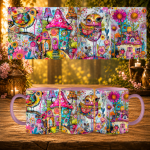 Fantasy Folk Art Mug